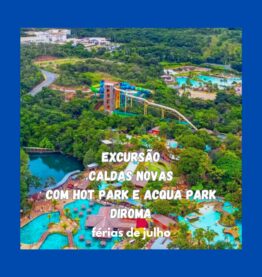 Excursão Caldas Novas com Hot Park e Acqua Park - 07 a 12/07/2026