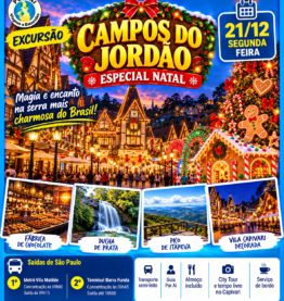 EXCURSÃO CAMPOS DO JORDÃO – ESPECIAL NATAL 21/12/2026