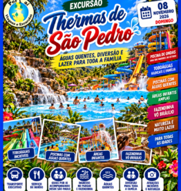 EXCURSÃO THERMAS DE SÃO PEDRO 08/11/2026