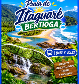 EXCURSÃO PRAIA DE ITAGUARÉ COM TRILHA D’ÁGUA E CACHOEIRA 20/02/2027