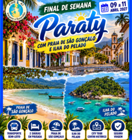 FINAL DE SEMANA PARATY 09 a 11/04/2027